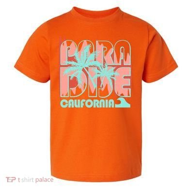 Paradise California Tropical Vacation Time Toddler T-Shirt