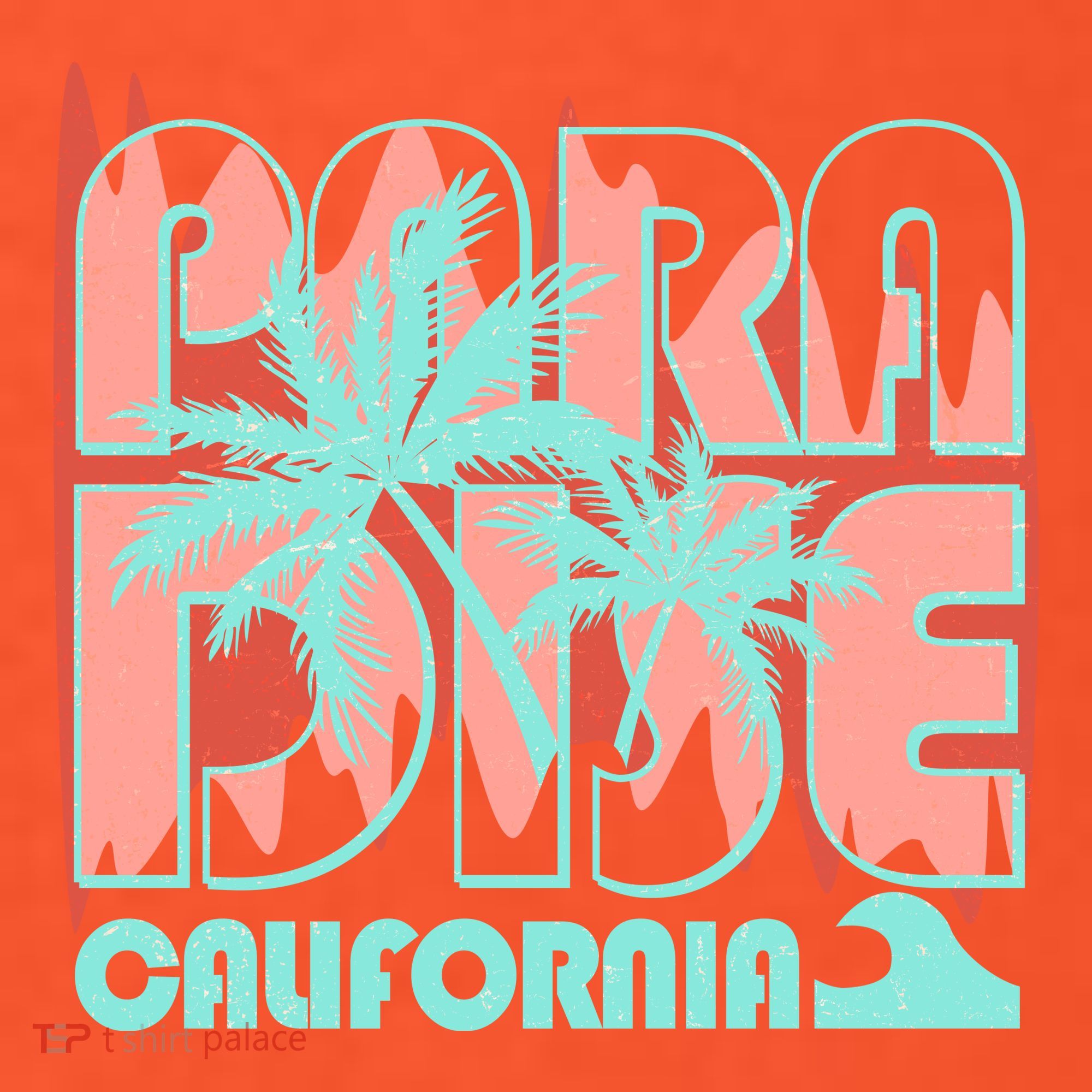 Paradise California Tropical Vacation Time Women's T-Shirt