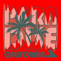 Paradise California Tropical Vacation Time Santa Hat thumb 1