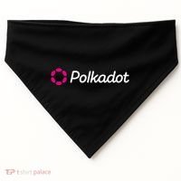 Polkadot Crypto To The Moon HODL DOT Blockchain Polkadot USA-Made Doggie Bandana thumb 0
