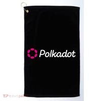 Polkadot Crypto To The Moon HODL DOT Blockchain Polkadot Golf Towel thumb 0