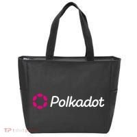 Polkadot Crypto To The Moon HODL DOT Blockchain Polkadot Tote Bag thumb 0
