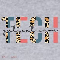 Patient Care Tech Leopard Patient Care Technician PCT Women's Sweatshirt thumb 2