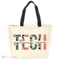 Patient Care Tech Leopard Patient Care Technician PCT Tote Bag thumb 0