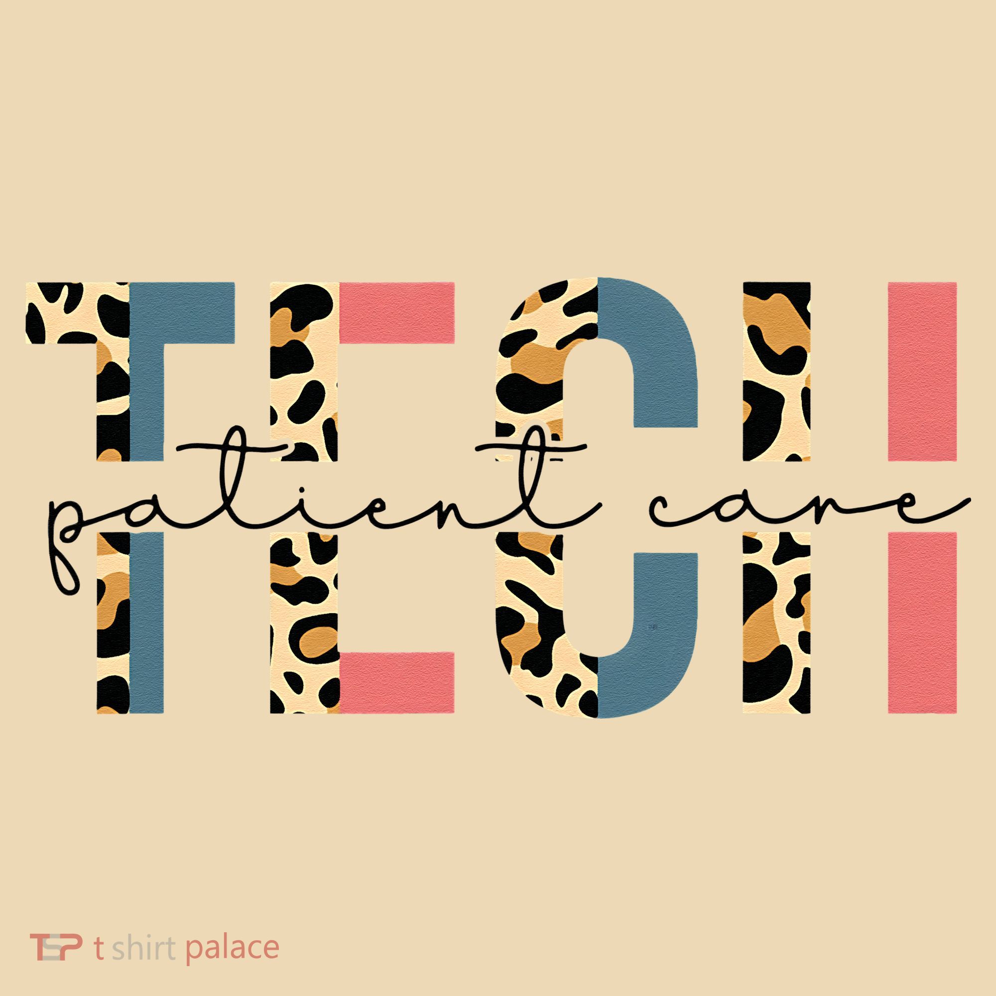 Patient Care Tech Leopard Patient Care Technician PCT Tote Bag