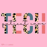 Patient Care Tech Leopard Patient Care Technician PCT Coaster thumb 2