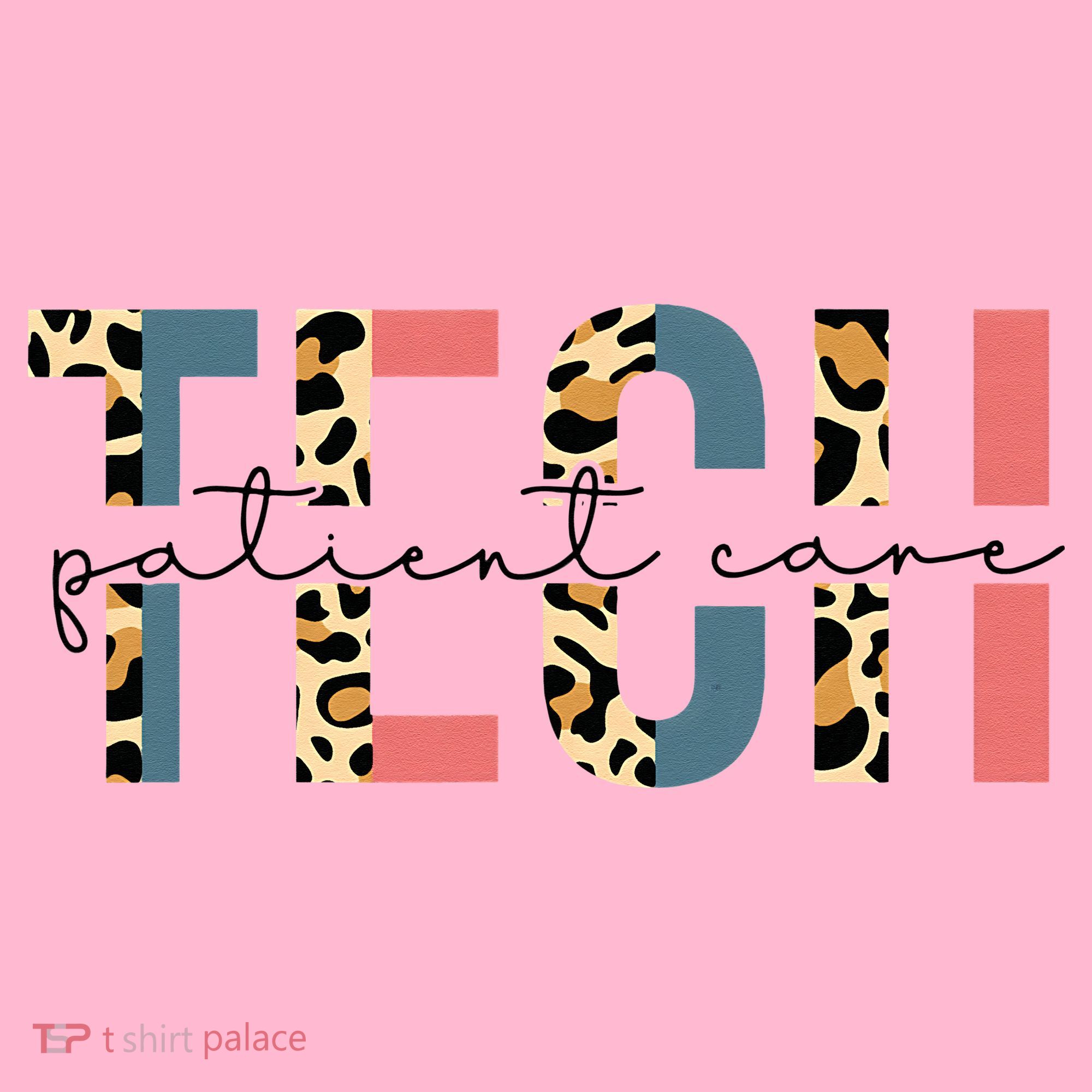 Patient Care Tech Leopard Patient Care Technician PCT Coaster