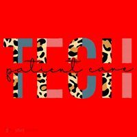 Patient Care Tech Leopard Patient Care Technician PCT Santa Hat thumb 1