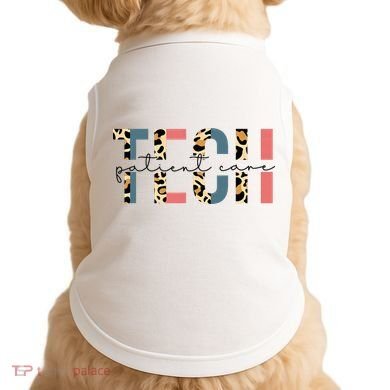 Patient Care Tech Leopard Patient Care Technician PCT Doggie Tank