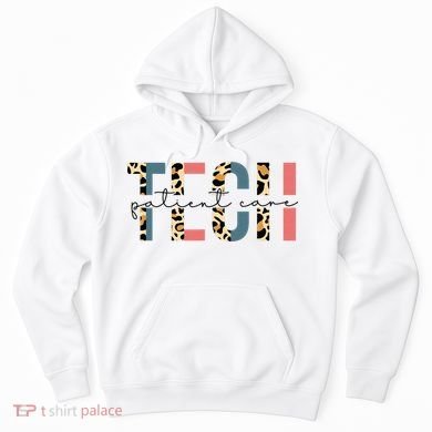 Patient Care Tech Leopard Patient Care Technician PCT Hoodie