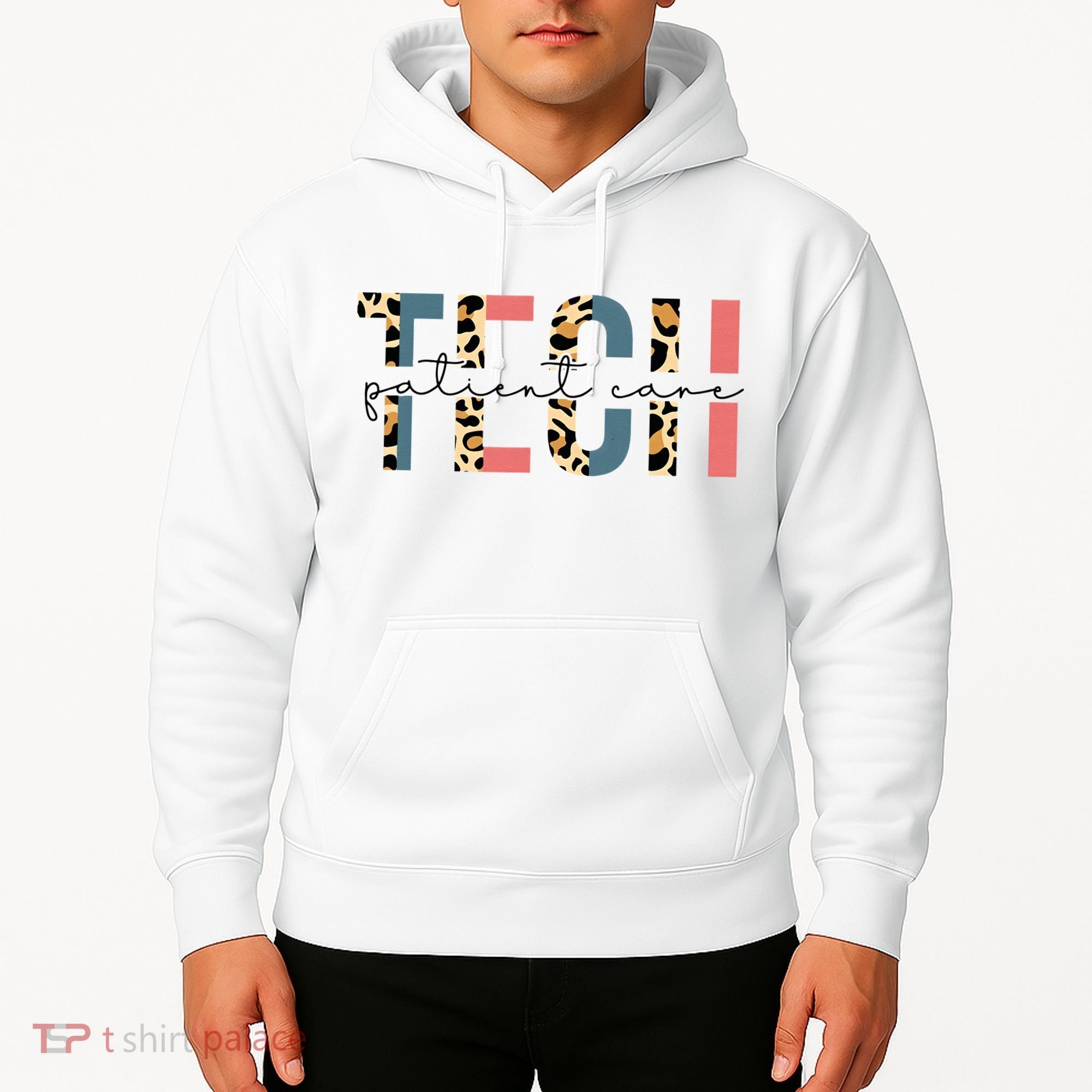 Patient Care Tech Leopard Patient Care Technician PCT Hoodie