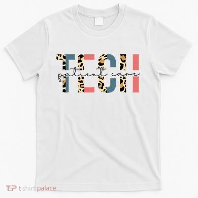 Patient Care Tech Leopard Patient Care Technician PCT T-Shirt