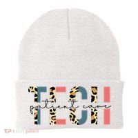 Patient Care Tech Leopard Patient Care Technician PCT Beanie thumb 0