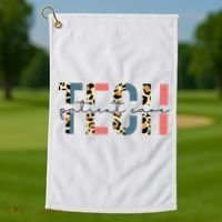 Patient Care Tech Leopard Patient Care Technician PCT Golf Towel thumb 1