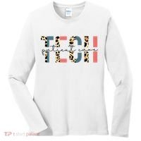 Patient Care Tech Leopard Patient Care Technician PCT Women's Long Sleeve Shirt thumb 0