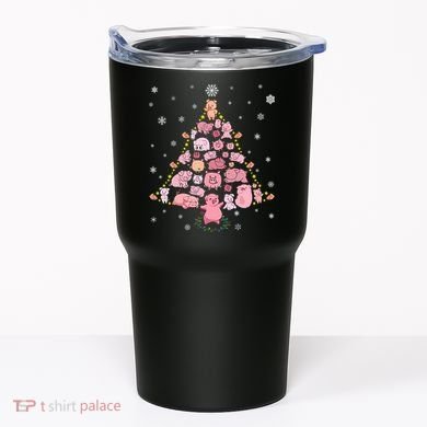 Pig Christmas Tree Tumbler