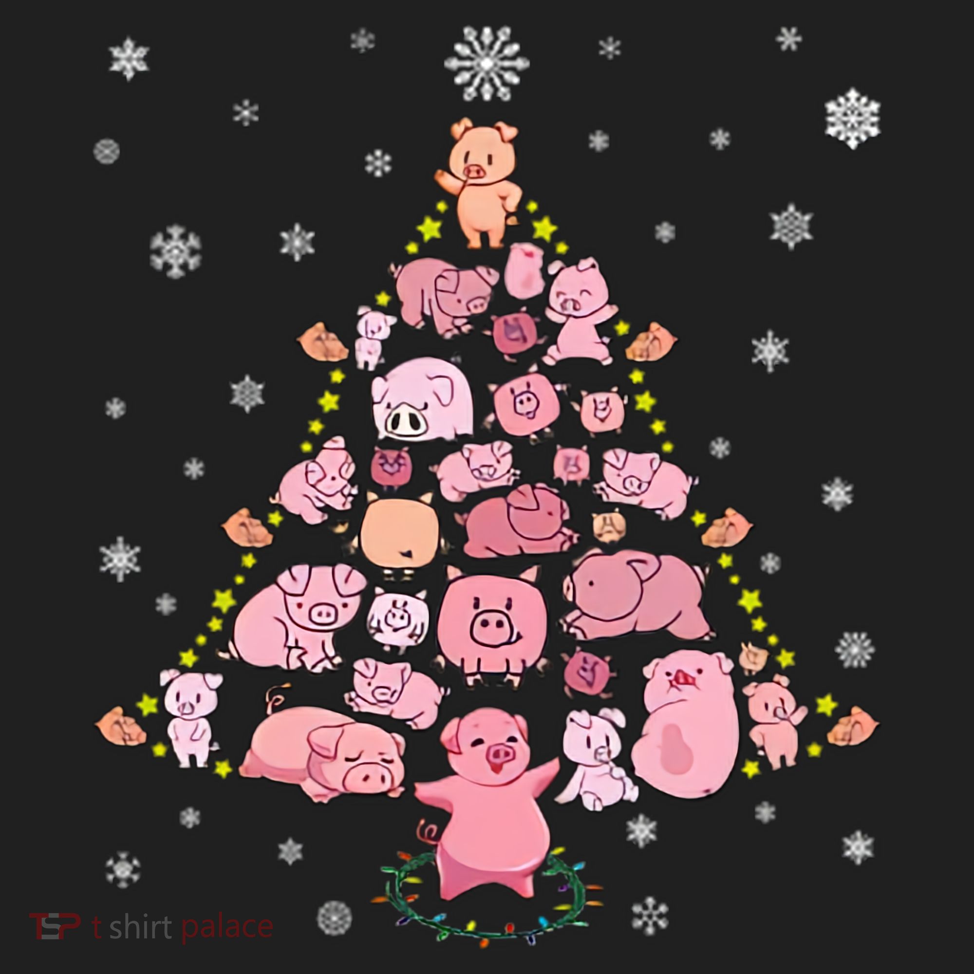 Pig Christmas Tree Tumbler