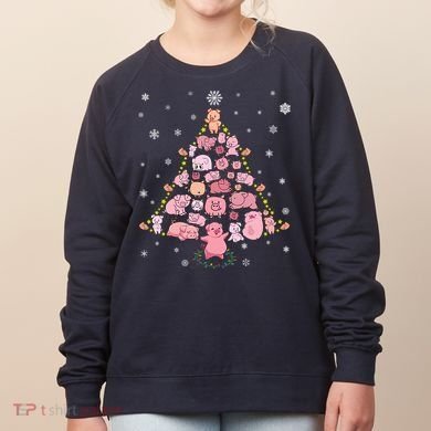 Pig Christmas Tree Women's Sweatshirt
