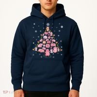 Pig Christmas Tree Hoodie thumb 2