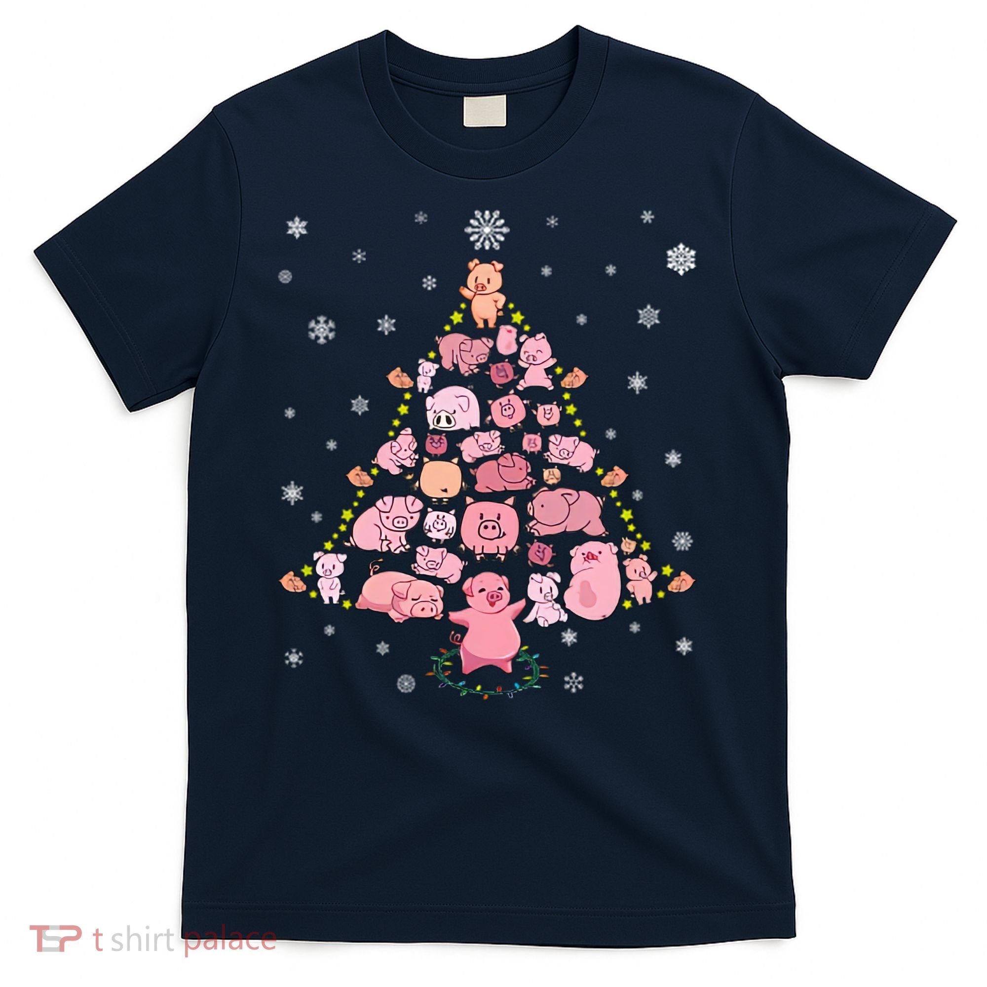 Pig Christmas Tree T-Shirt