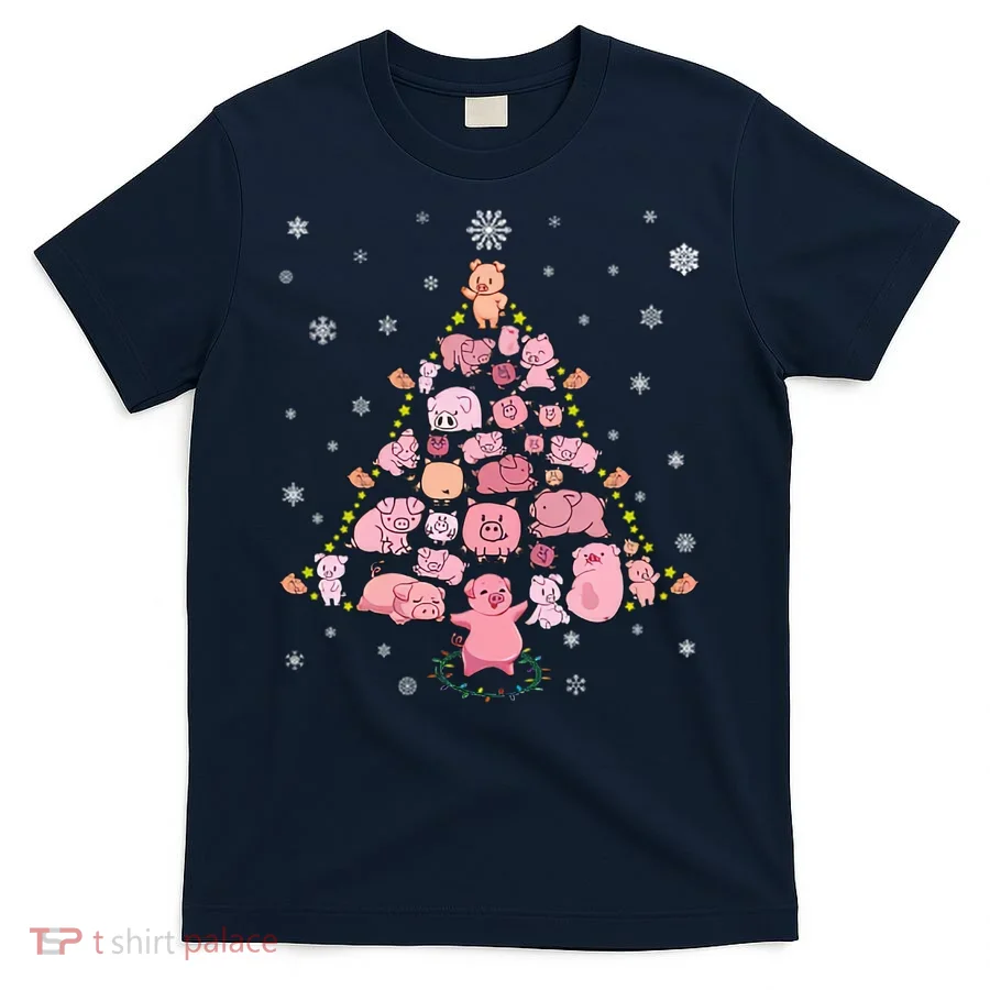 Pig Christmas Tree T-Shirt