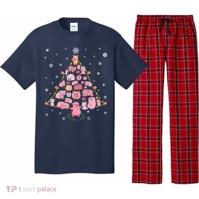 Pig Christmas Tree Pajama Set