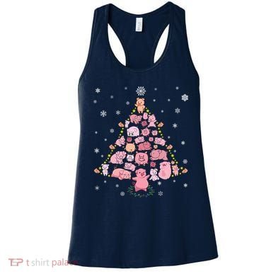 Pig Christmas Tree Women's Tank Top