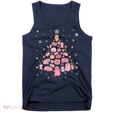 Pig Christmas Tree Tank Top