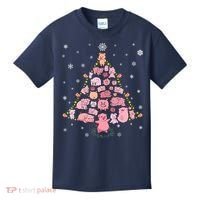 Pig Christmas Tree Kids T-Shirt thumb 0
