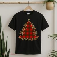 Plaid Christmas Tree T-Shirt thumb 2