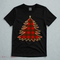 Plaid Christmas Tree T-Shirt thumb 5