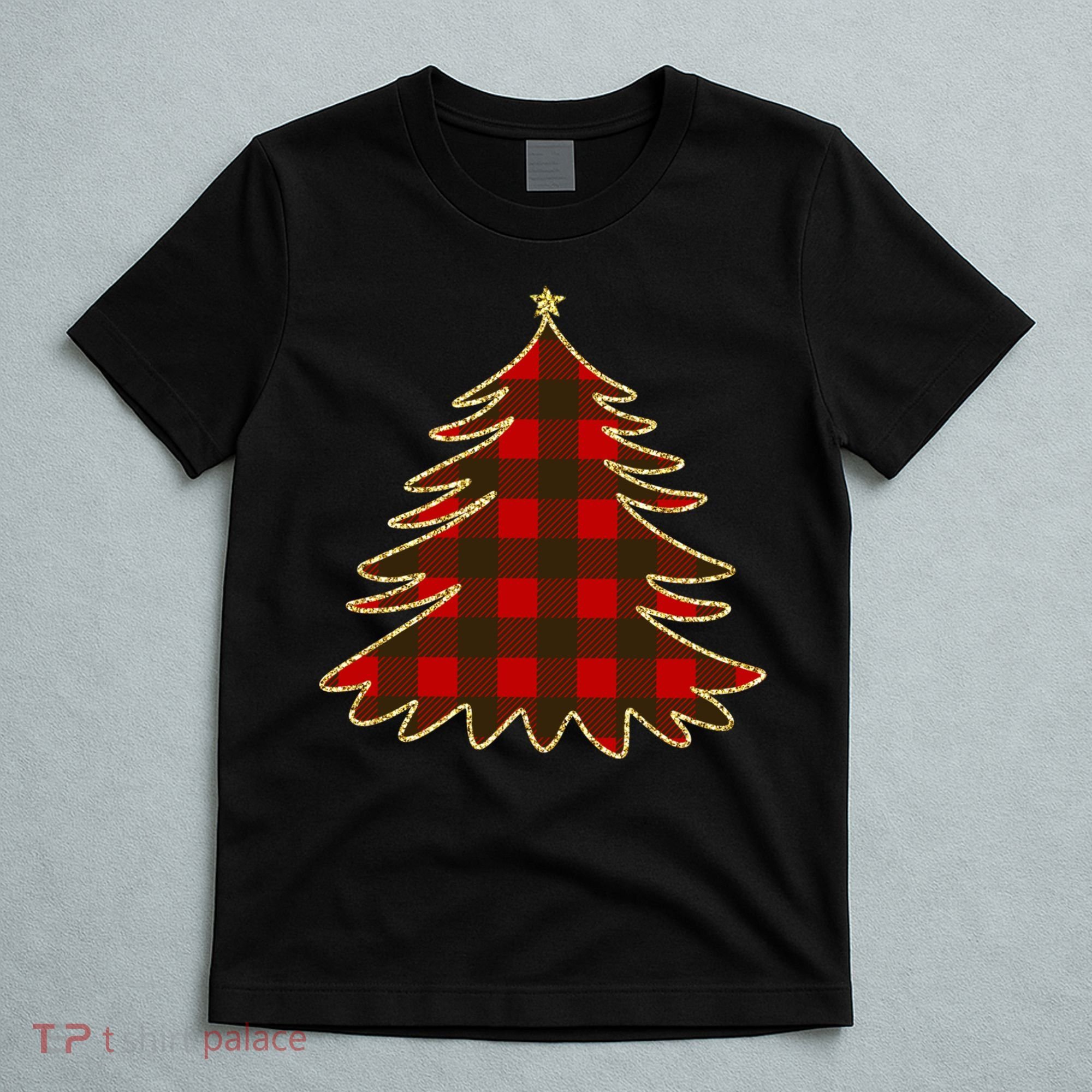 Plaid Christmas Tree T-Shirt