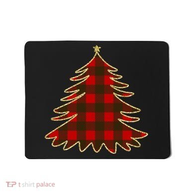 Plaid Christmas Tree Mousepad