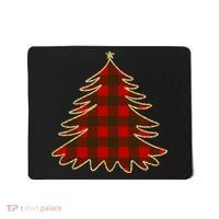 Plaid Christmas Tree Mousepad thumb 0