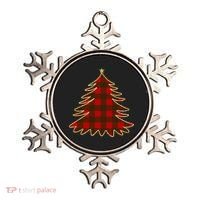 Plaid Christmas Tree Ornament thumb 0
