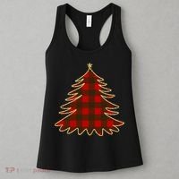 Plaid Christmas Tree Women's Tank Top thumb 3