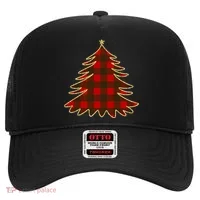 Plaid Christmas Tree Hat thumb 0