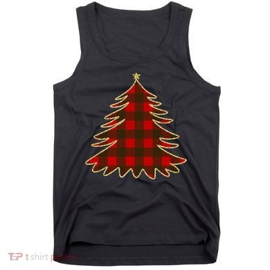 Plaid Christmas Tree Tank Top