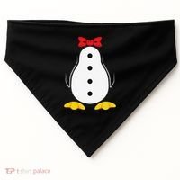 Penguin Costume Tuxedo Halloween Gift For USA-Made Doggie Bandana thumb 0