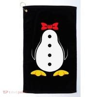Penguin Costume Tuxedo Halloween Gift For Golf Towel thumb 0