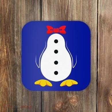 Penguin Costume Tuxedo Halloween Gift For Coaster