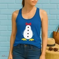 Penguin Costume Tuxedo Halloween Gift For Women's Tank Top thumb 2