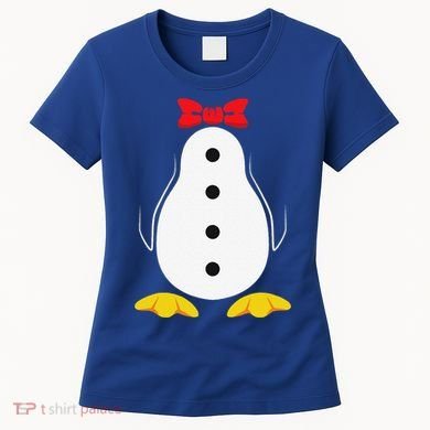 Penguin Costume Tuxedo Halloween Gift For Women's T-Shirt