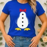 Penguin Costume Tuxedo Halloween Gift For Women's T-Shirt thumb 2