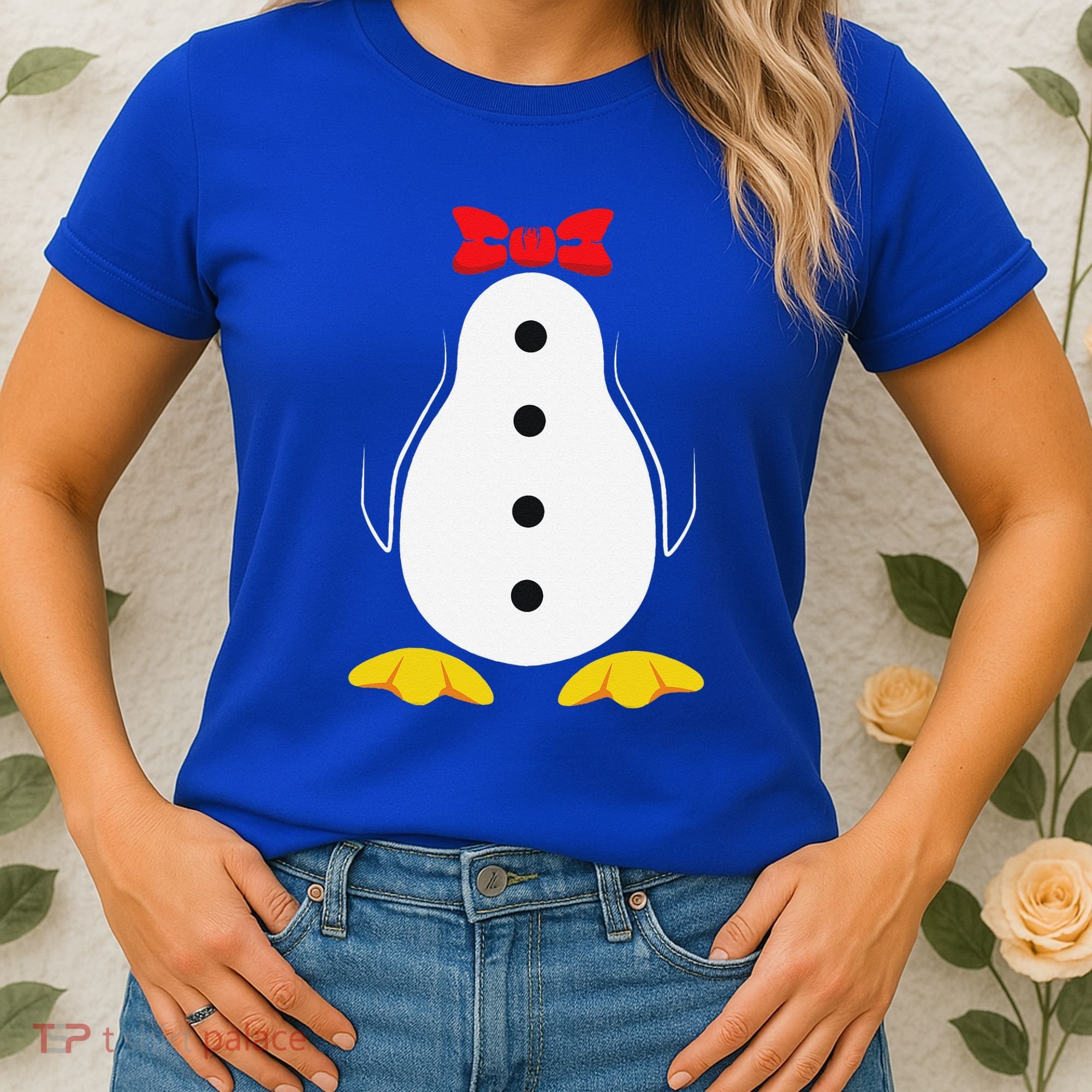 Penguin Costume Tuxedo Halloween Gift For Women's T-Shirt