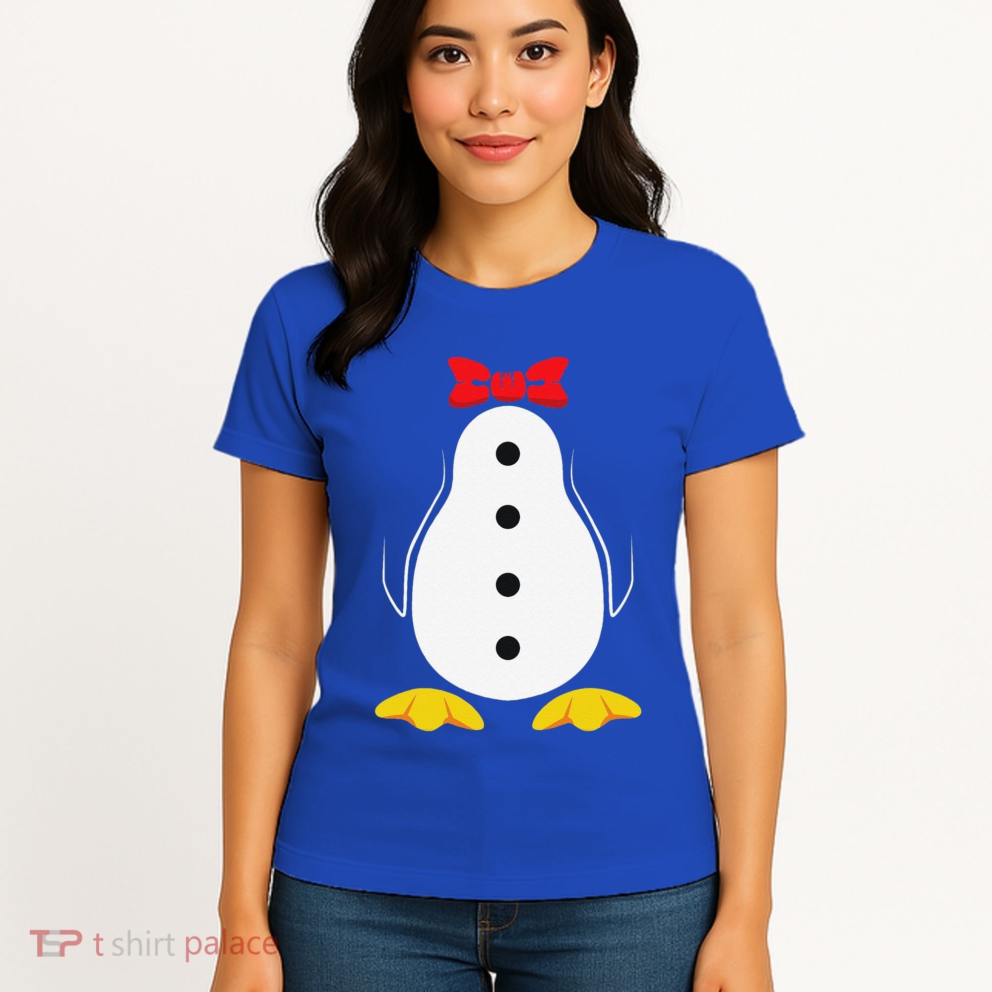 Penguin Costume Tuxedo Halloween Gift For Women's T-Shirt
