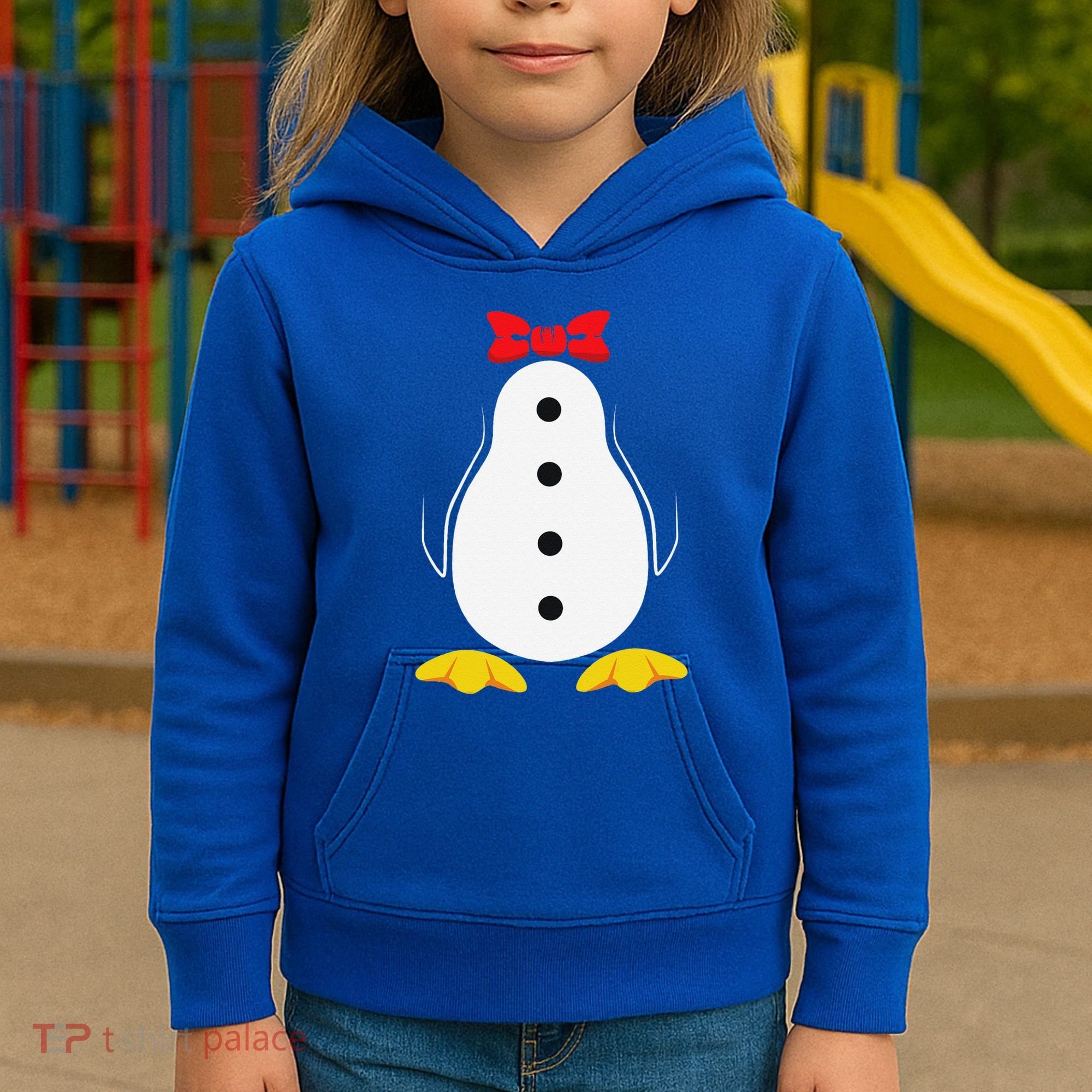 Penguin Costume Tuxedo Halloween Gift For Kids Hoodie