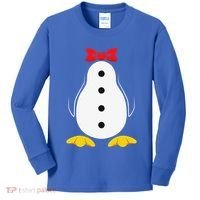 Penguin Costume Tuxedo Halloween Gift For Kids Long Sleeve Shirt thumb 0