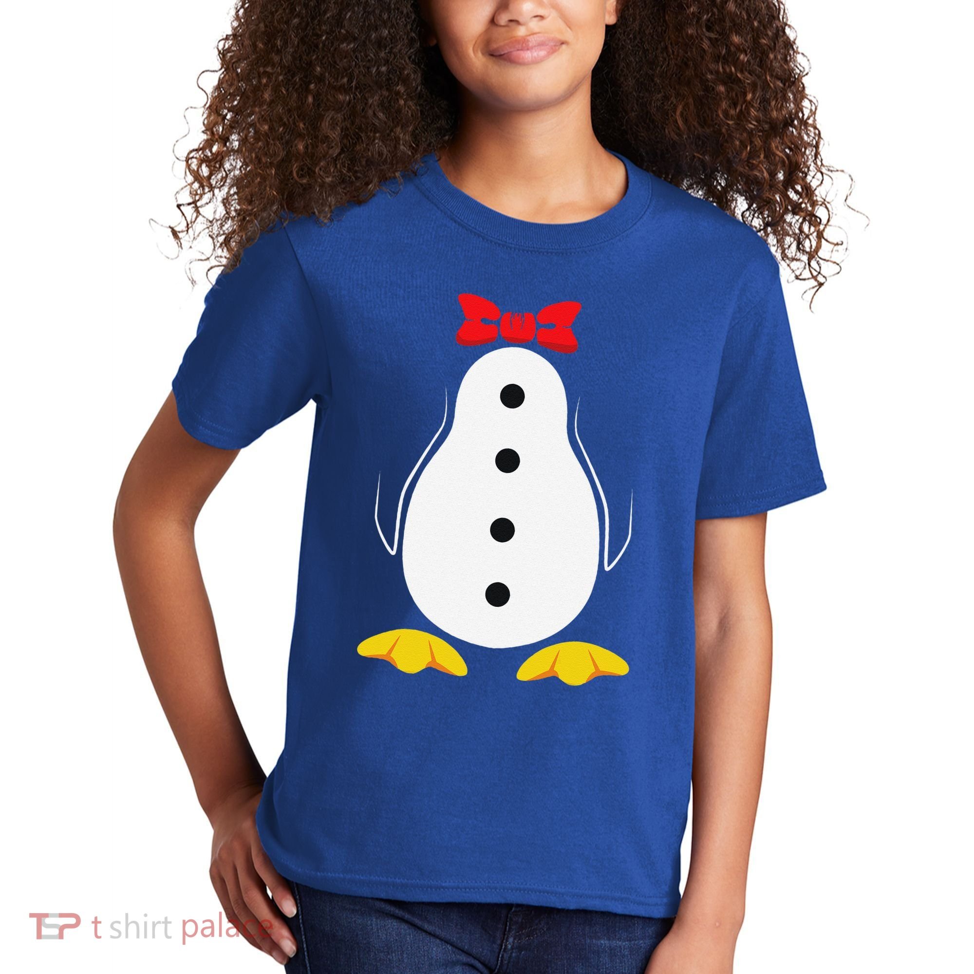 Penguin Costume Tuxedo Halloween Gift For Kids T-Shirt