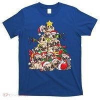 Pug Christmas Tree Dog Santa Xmas Boys Girls Merry Dogmas Gift T-Shirt thumb 0